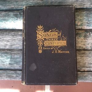 Antique Book 1880 Songs Of Three Centuries